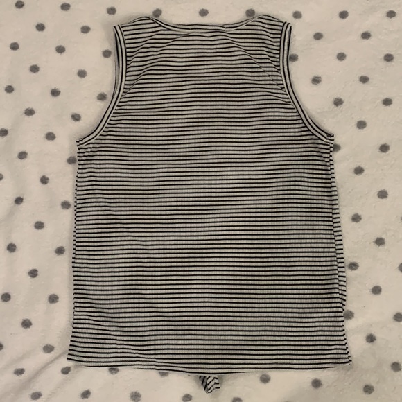 Caution to the Wind Striped Tank Top Small - Picture 5 of 5